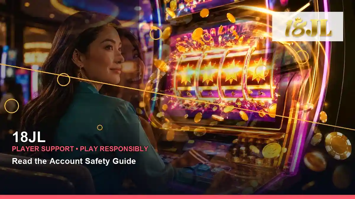 18JL 18JL casino guide information for Philippine users scene with left-diagonal gold jackpot slot games for players in the