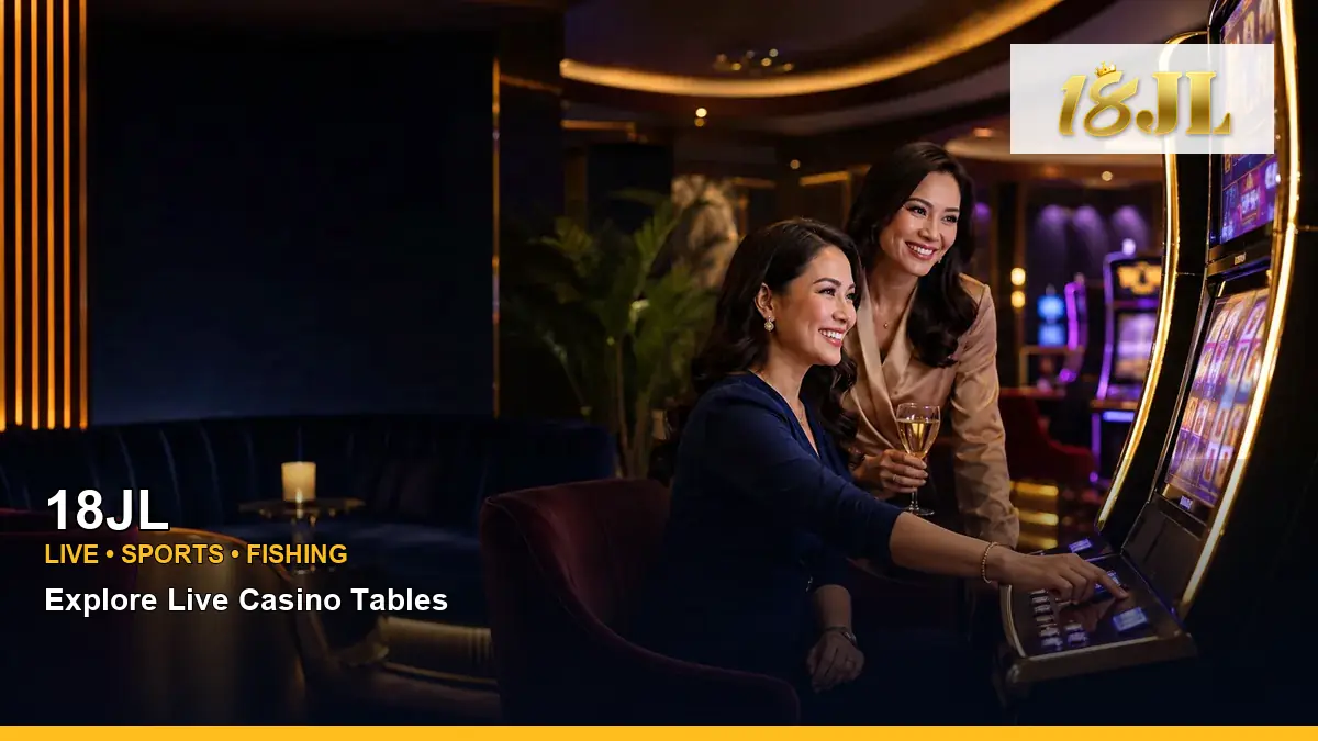 18JL high-energy VIP casino rewards in a vivid layout for Philippine players