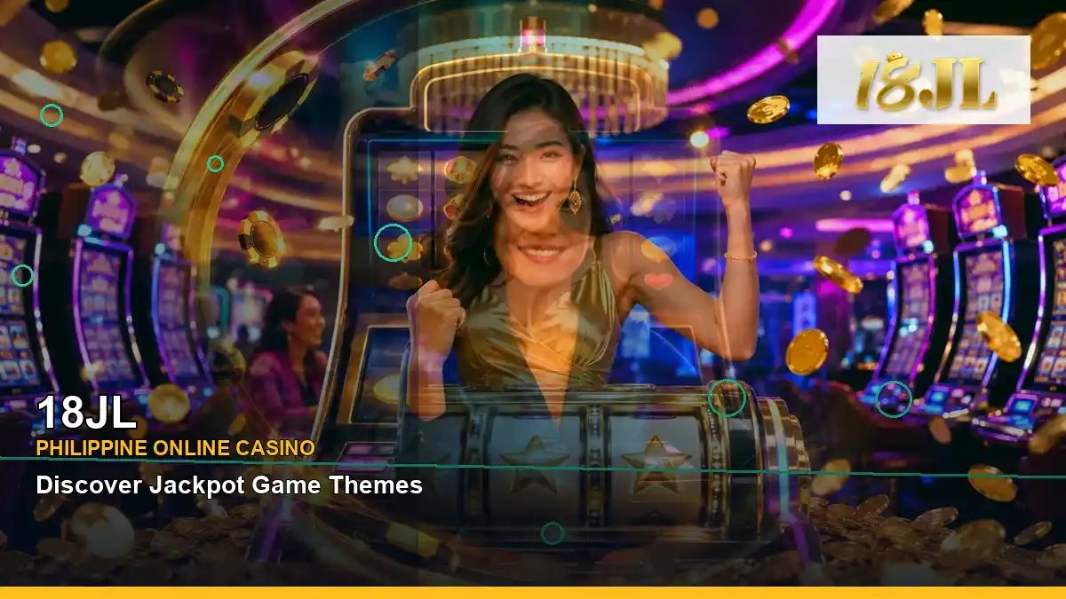 18JL play phone mobile casino games featuring an adult Filipina casino host with a right close-up composition — view 2